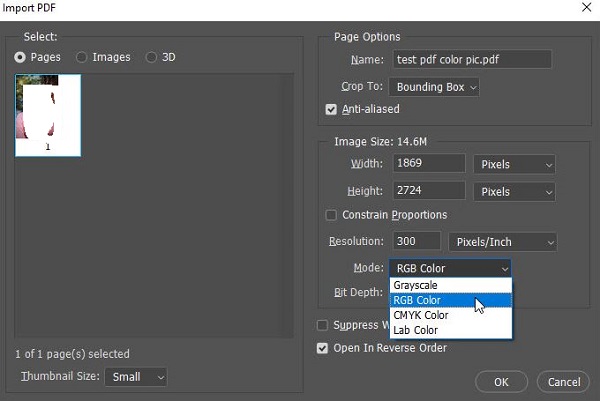 Chọn chế độ màu phù hợp Chọn chế độ màu phù hợp