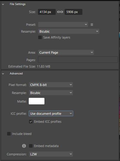 Embed ICC Profiles Embed ICC Profiles