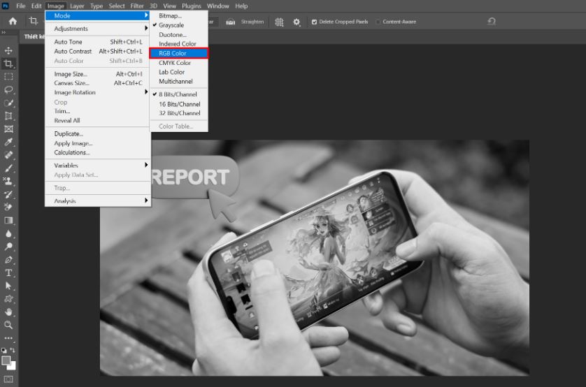 Kiểm tra chế độ màu trước khi mở file PDF Kiểm tra chế độ màu trước khi mở file PDF