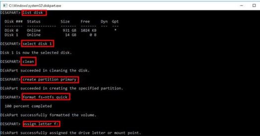Dùng lệnh DiskPart trong CMD Dùng lệnh DiskPart trong CMD