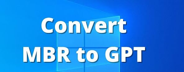 Sửa lỗi không chuyển đổi MBR sang GPT được Sửa lỗi không chuyển đổi MBR sang GPT được