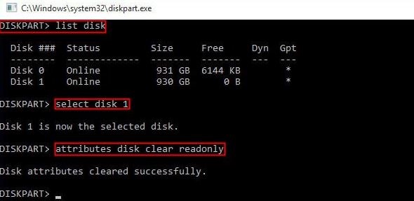 Kiểm tra và tắt chế độ bảo vệ ghi Kiểm tra và tắt chế độ bảo vệ ghi
