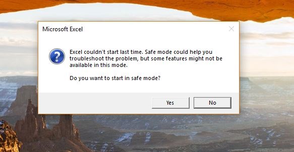 fix lỗi Excel couldn't start last time fix lỗi Excel couldn't start last time