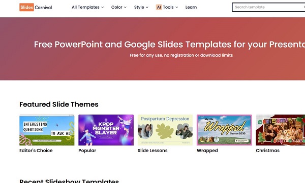 Slides Carnival Slides Carnival