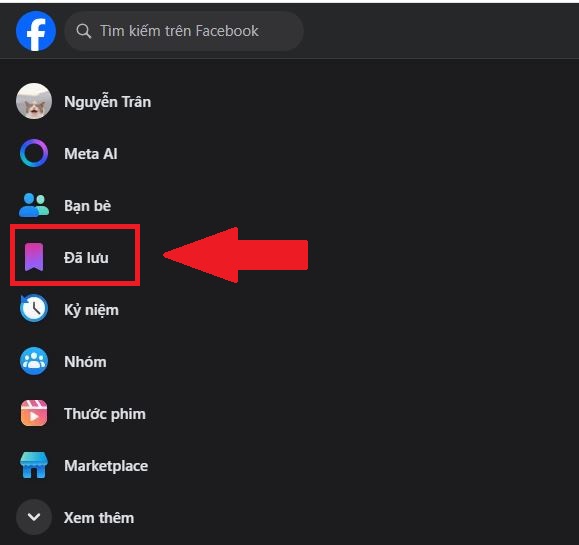 Xem lại thước phim đã lưu Facebook máy tính Xem lại thước phim đã lưu Facebook máy tính