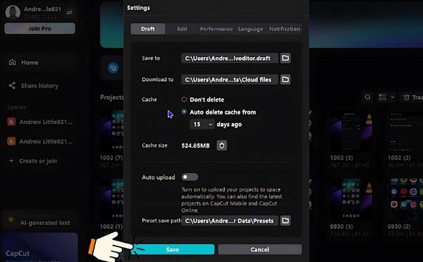 Cách xóa cache để sửa lỗi trên CapCut PC Cách xóa cache để sửa lỗi trên CapCut PC