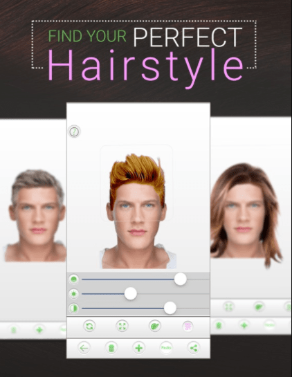 Phần mềm ghép khuôn mặt với các kiểu tóc trên điện thoại