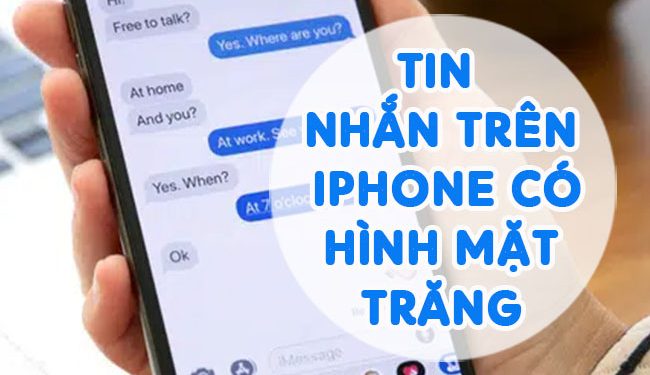 Tin Nhắn Trên iPhone Có Hình Mặt Trăng Là Sao? [Xử Lí]