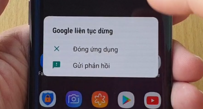 Samsung Báo Lỗi Google Tiếp Tục Dừng Giải Pháp Xử Lí?