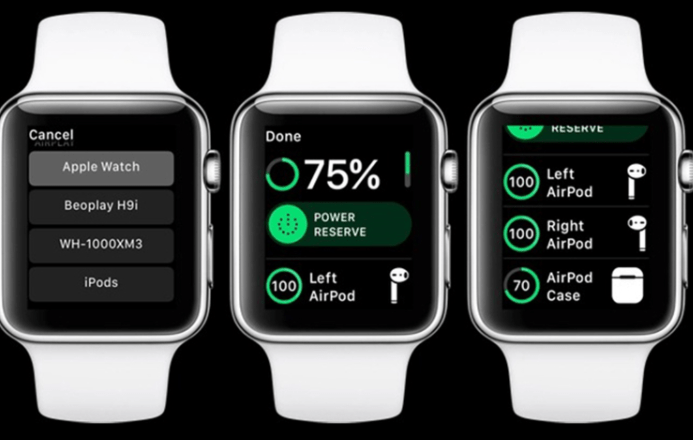 Kiểm tra pin Airpod trên Apple Watch