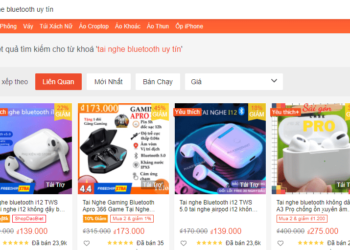 Top 5 Shop Bán Tai Nghe Bluetooth Uy Tín Trên Shopee