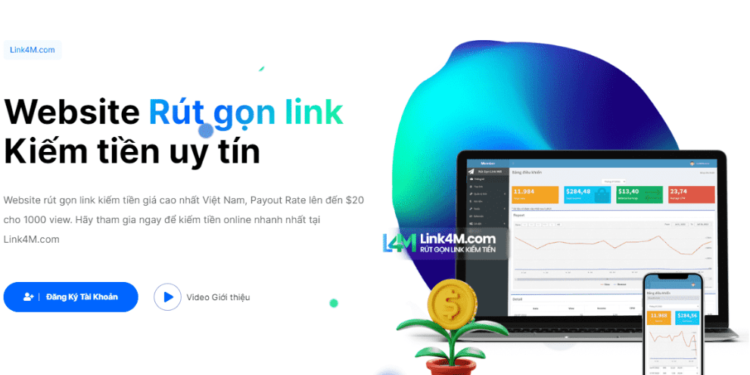 Link4M.com – Web Rút Gọn Link Kiếm Tiền Uy Tín Số 1