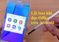 Lỗi font khi đọc office trên Android