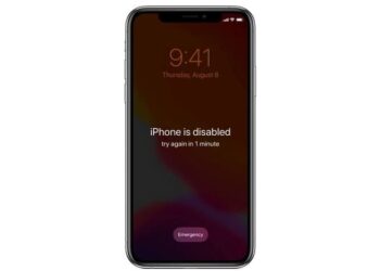 iPhone hiện chữ iPhone is disabled