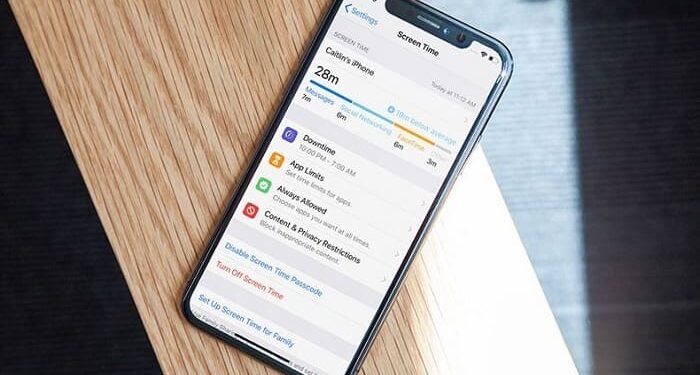 Thời gian sử dụng trên iPhone bị sai
