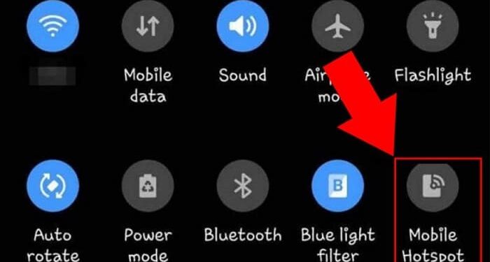 chặn kết nối điểm truy cập cá nhân Samsung