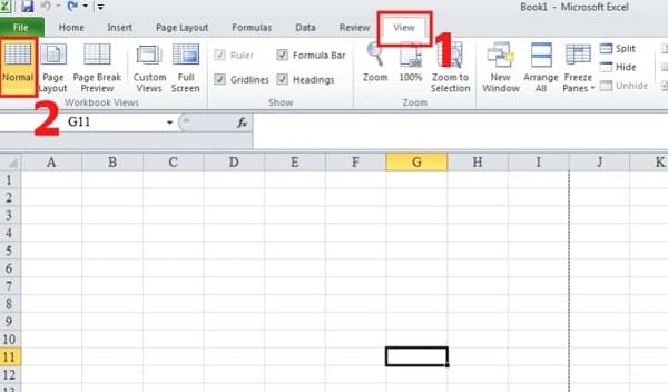 Cách chỉnh bảng Excel vừa khổ giấy