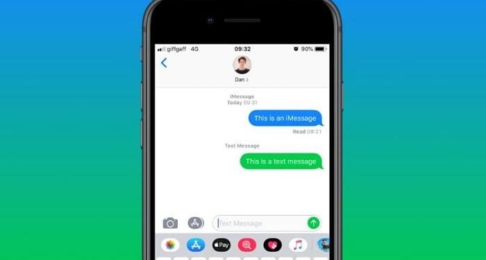 iMessage bị chuyển sang tin nhắn văn bản