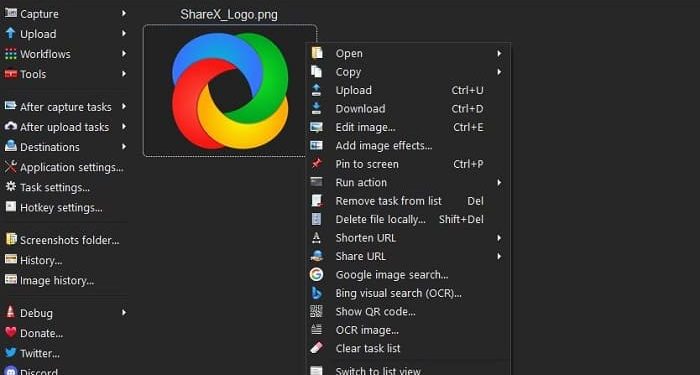 Cách sử dụng ShareX