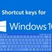 Không sử dụng được phím tắt trong Win 10
