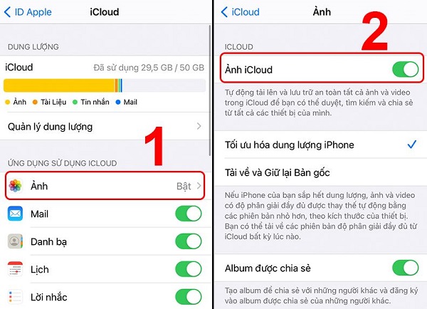 Cách chuyển dữ liệu từ iPhone sang iPhone bằng iCloud 1