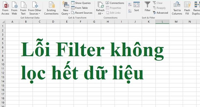 Lỗi Filter không lọc hết dữ liệu