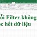 Lỗi Filter không lọc hết dữ liệu