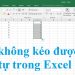 Lỗi không kéo được số thứ tự trong Excel