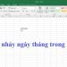 lỗi tự nhảy ngày tháng trong Excel