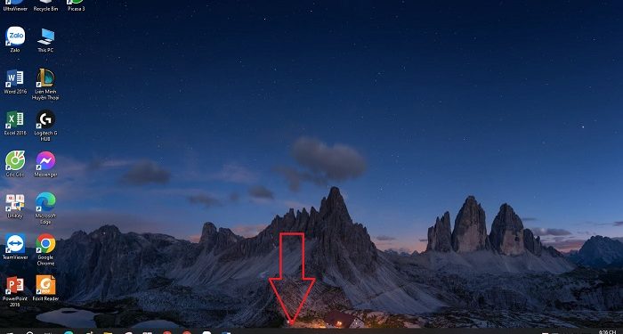 Thanh taskbar không hiện tiếng Việt