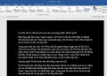 Word bị nền đen chữ trắng