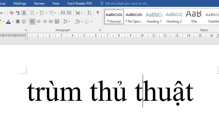 lỗi gõ chữ Hoa thành chữ thường trong Word