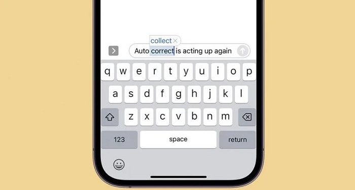 Lỗi thay thế văn bản trên iPhone