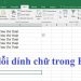 sửa lỗi dính chữ trong excel