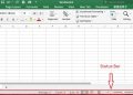 Excel không hiện Sum trên thanh taskbar