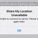 iPhone không chia sẻ được vị trí