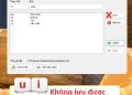 không lưu được bảng gõ tắt unikey