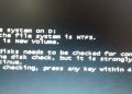 Lỗi Checking file system on D, C