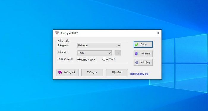 Unikey bị lỗi mất dấu