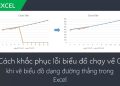 Cách khắc phục lỗi chạy về 0 khi vẽ biểu đồ dạng đường thẳng trong Excel