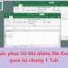Khắc phục lỗi khi nhiều file Excel gom lại chung 1 tab