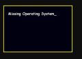 Máy tính báo missing operating system