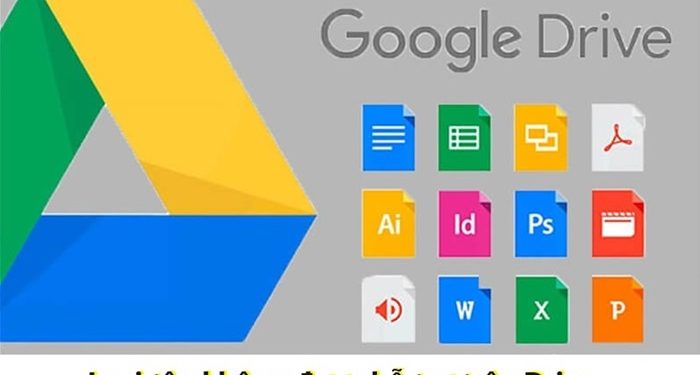 loại tệp không được hỗ trợ trên Drive