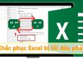 Excel bị lỗi dấu phẩy
