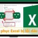 Excel bị lỗi dấu phẩy