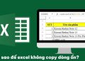 Excel không copy dòng ẩn