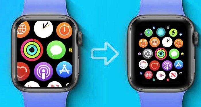 iCon Apple Watch bị phóng to