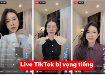 Live TikTok bị vọng tiếng