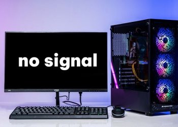 màn hình máy tính hiện No signal