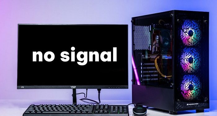 màn hình máy tính hiện No signal